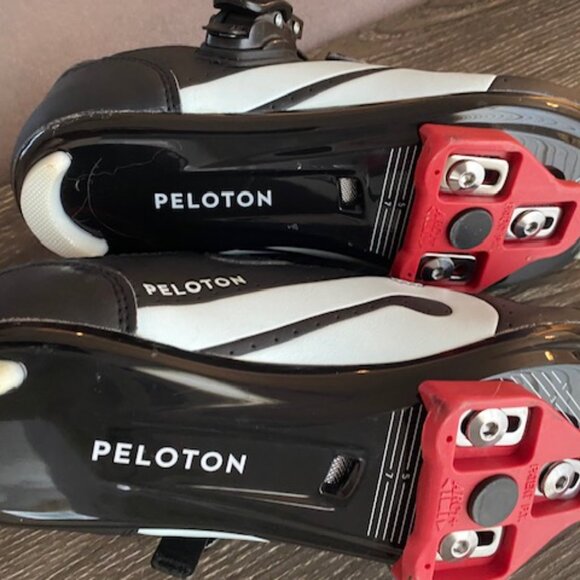Peloton Black and Red Athletic Shoes - Picture 2 of 4